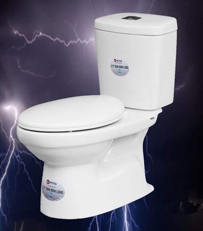 Bồn cầu giá rẻ 2 nhấn Minh Long Vimisco S02 - Image 3