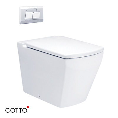 Bồn cầu hai khối COTTO C186 - Image 3