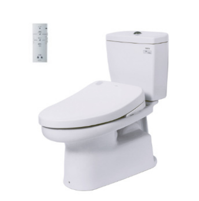 Bồn cầu hai khối kèm nắp rửa điện tử Toto CS838CDW12 - Image 4
