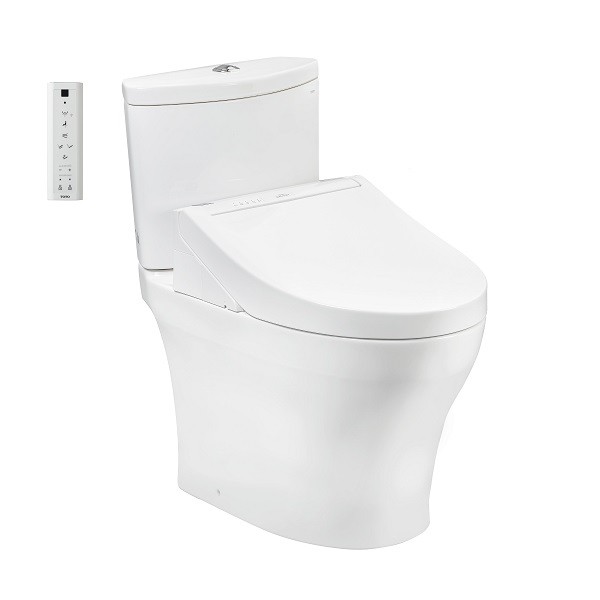 Bồn cầu hai khối kèm nắp rửa điện tử TOTO CS838CDW17 - Image 4