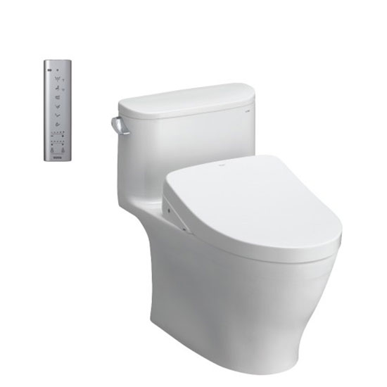 Bồn cầu hai khối kèm nắp rửa điện tử TOTO CS986GW16 - Image 3