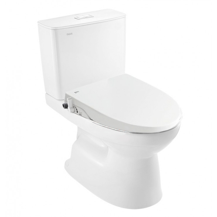 Bồn cầu Inax Aqua AC-1008R+CW-S15VN/BW1 (Nắp thông minh) - Image 4