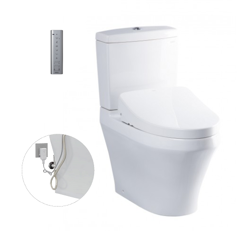 Bồn cầu kèm nắp rửa điện tử TOTO CS986CGW12 - Image 3