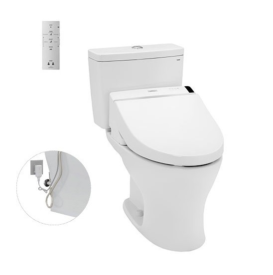 Bồn cầu kèm nắp rửa điện tử TOTO CS986CGW12 - Image 4