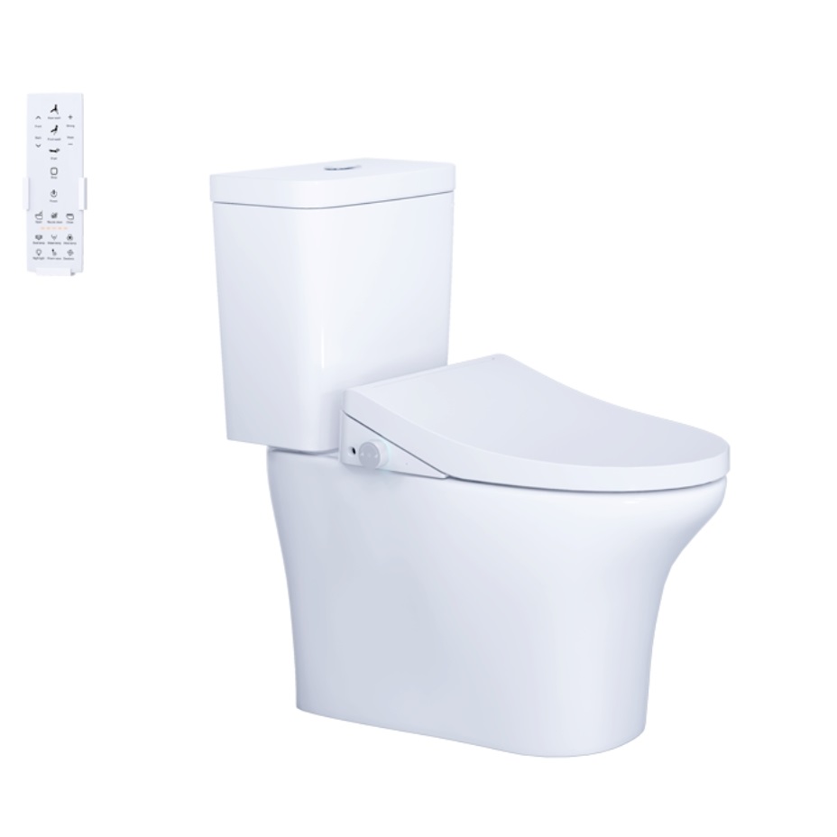 Bồn cầu kết hợp nắp điện tử Caesar C1395F-TAF610H - Image 5