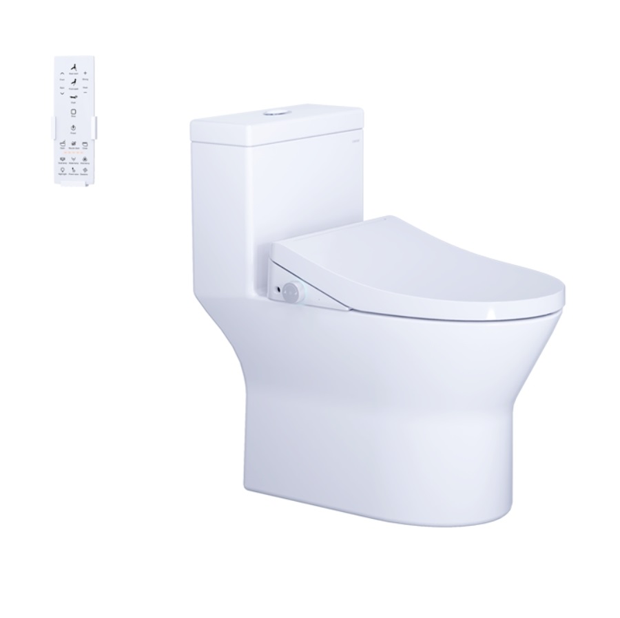 Bồn cầu kết hợp nắp điện tử Caesar C1395F-TAF710H - Image 4
