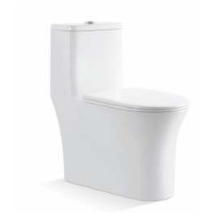 Bồn cầu két liền nắp đen Royal Join RA-9904B - Image 6
