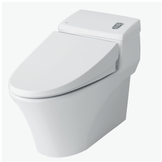 Bồn cầu một khối Inax Aqua AC-900R+CW-S15VN/BW1 (Nắp thông minh) - Image 4