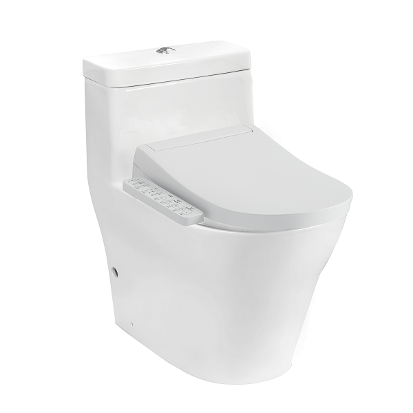 Bồn cầu một khối kèm nắp rửa điện tử Toto CW166RB-TCF33320GAA-T53P100VR