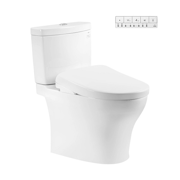 Bồn cầu một khối kèm nắp rửa điện tử TOTO MS855CDW17 - Image 5