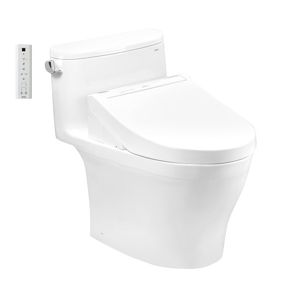 Bồn cầu một khối kèm nắp rửa điện tử Toto MS855DW14 - Image 4