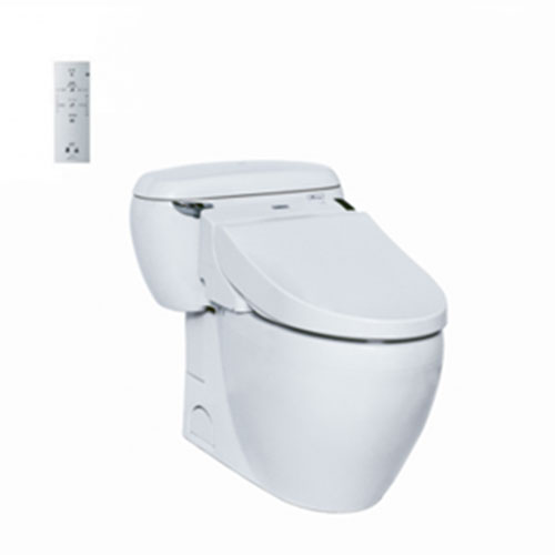 Bồn cầu một khối kèm nắp rửa điện tử TOTO MS887CRW17 - Image 5