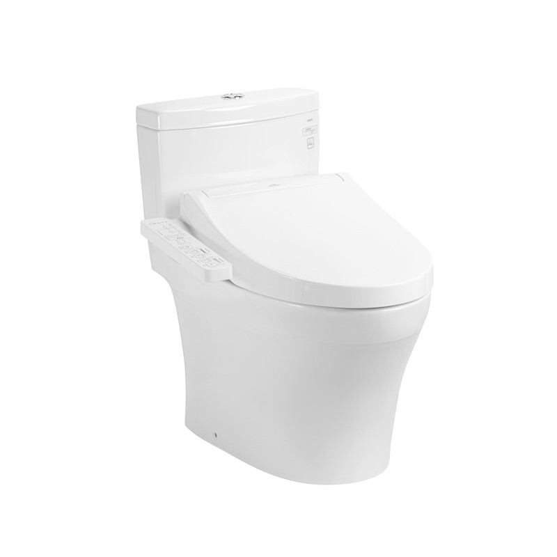 Bồn cầu một khối kết hợp nắp rửa điện tử TOTO MS889DRW16