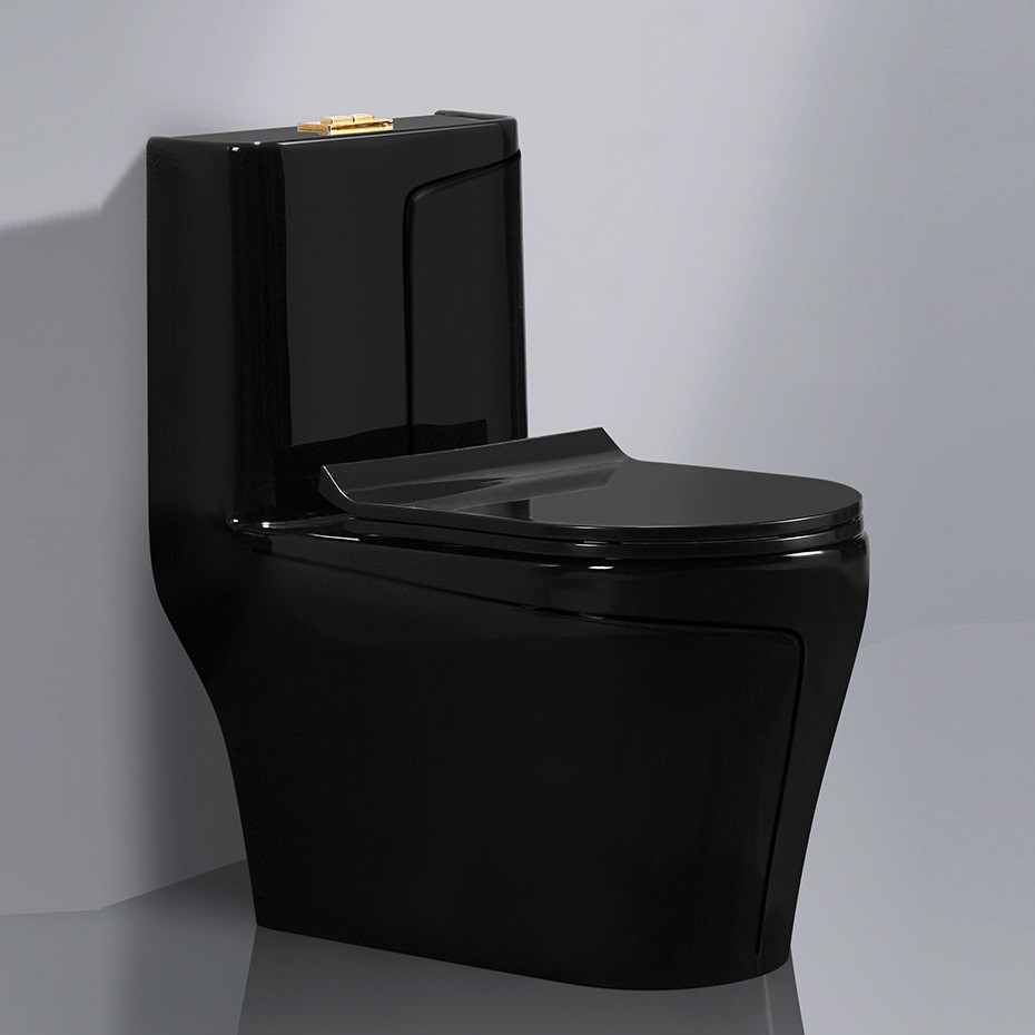 Bồn cầu nắp điện tử Smart Toilet treo tường màu đen Miken MK-2034-BB - Image 4