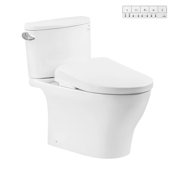 Bồn cầu nắp rửa điện tử TOTO MS688W14 Washlet nắp C5 TCF24410AAA (Điện 220V) - Image 5