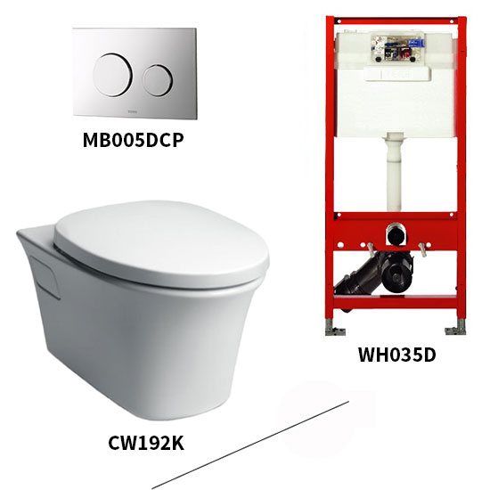 Bồn cầu nắp rửa Eco washer TOTO CS945PDE2 (Thoát ngang) - Image 4