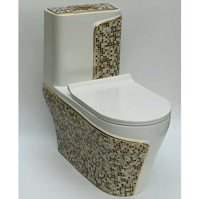 Bồn cầu nghệ thuật Dada Gold Line - Image 3