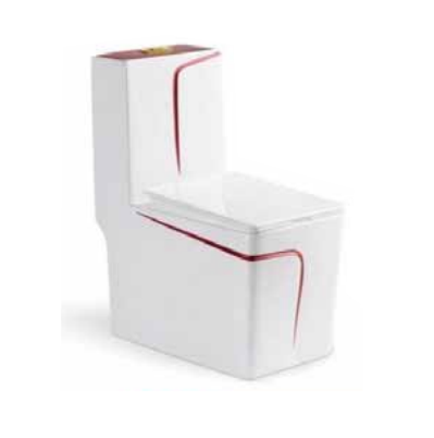 Bồn cầu nghệ thuật mạ hoa văn HCG 6603 - Image 4