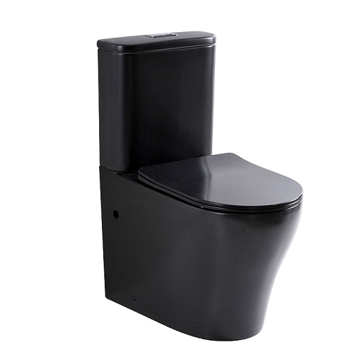 Bồn cầu nghệ thuật mạ màu đen 6092-Black (Đặt hàng 7-10 ngày)