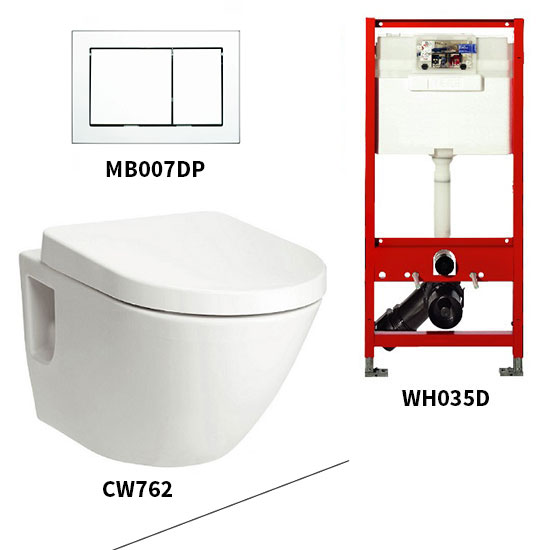 Bồn cầu TOTO nhập khẩu CW310B-HN-XW - Image 5