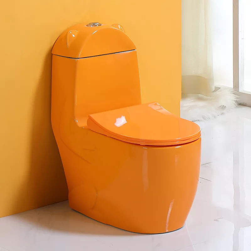 Bồn cầu trẻ em màu cam Miken MKB-1237O - Image 5