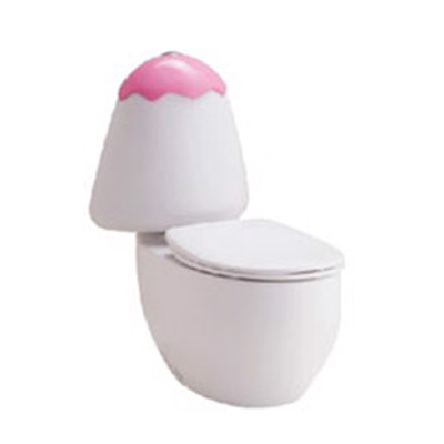Bồn cầu trẻ em màu hồng Miken MKB-1237P - Image 6