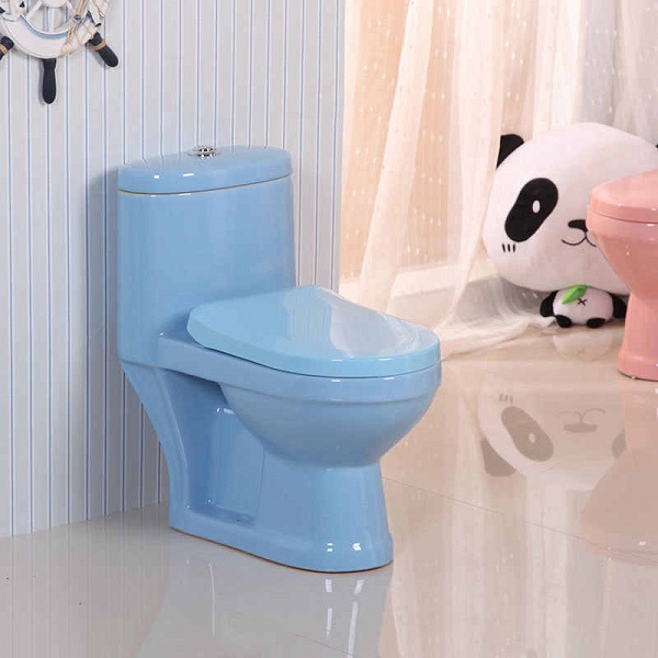 Bồn cầu trẻ em màu vàng Miken MKB-1290 - Image 3
