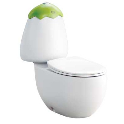 Bồn cầu trẻ em màu xanh lá cây Miken MKB-1237G - Image 3