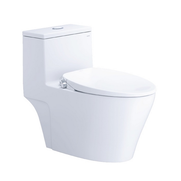 Bồn cầu treo tường Caesar CPT1503 (Bao gồm két âm tường,nút nhấn) - Image 6