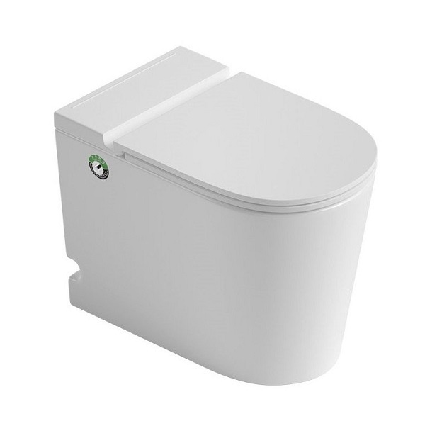Bồn cầu treo tường két âm tường màu đen Miken 3908-1 - Image 6