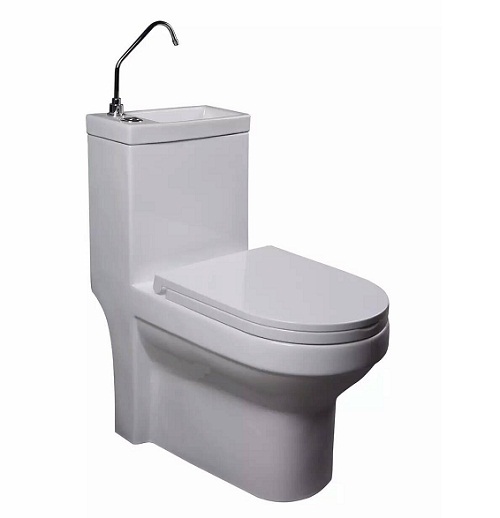 Bồn cầu treo tường mầu đen HM-0802B (Đủ bộ) - Image 5