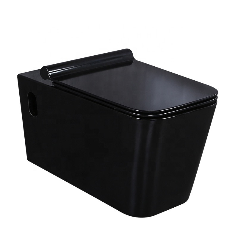 Bồn cầu treo tường màu đen MK-0803B (Đặt hàng 10-15 ngày)