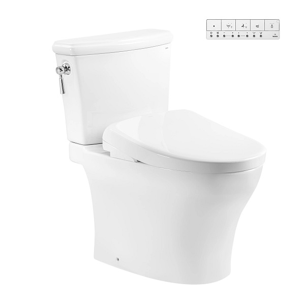 Bồn cầu treo tường nắp rửa điện tử Toto CW812REA-TCF24460AAA-WH172AT-TCA465 - Image 4