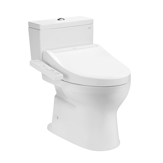 Bồn cầu treo tường nắp rửa điện tử Toto CW822REA-TCF4911EZ-WH172AT-TCA465 - Image 6