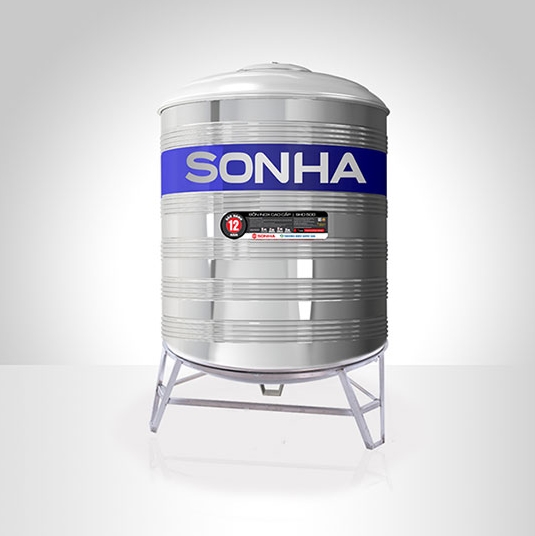 Bồn nước inox ngang Sơn Hà 2000L (Ø1140) - Image 5