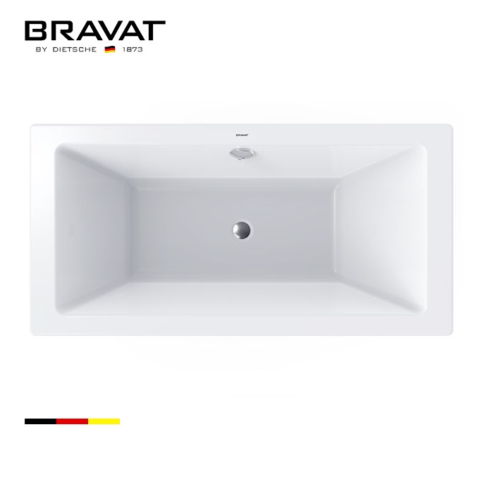 Bồn tắm âm Bravat B25706W (1700x750x415mm) - Image 3