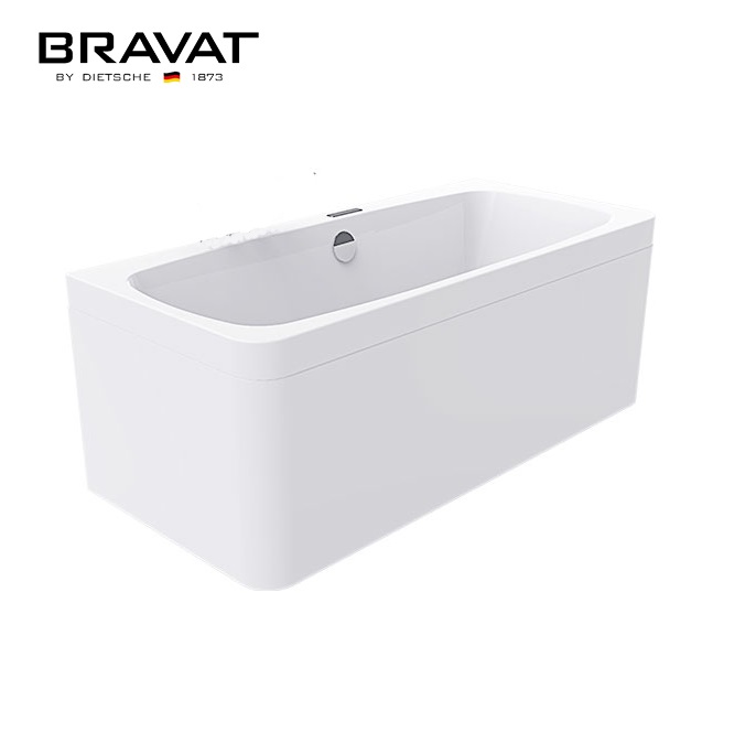 Bồn tắm âm massage Bravat B25704DW-4 (1700x1050x630mm) - Image 4