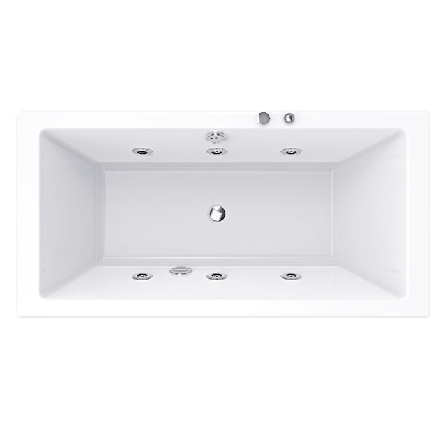 Bồn tắm âm massage Bravat B25904DW-2 (11900x1200x630 mm) - Image 4