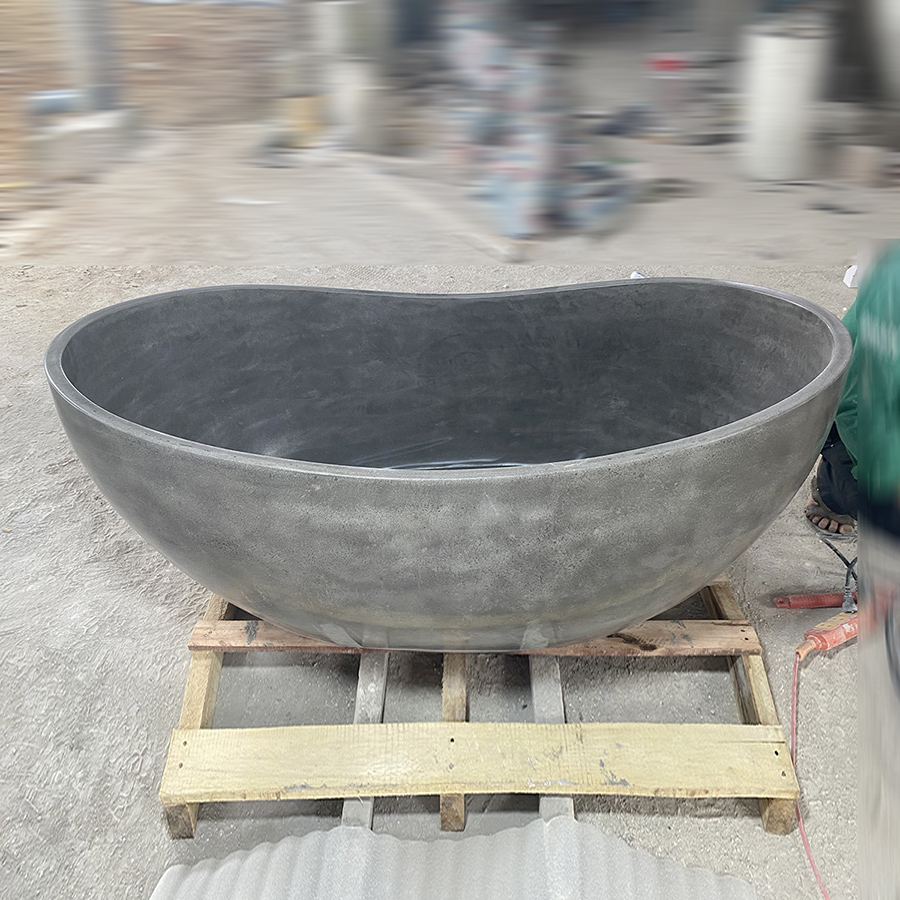 Bồn tắm bê tông xi măng nghệ thuật theo yêu cầu Miken MKB-1264BT - Image 4