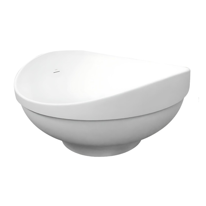 Bồn tắm đá cẩm thạch Bravat B204136W (1400x1400x685mm)