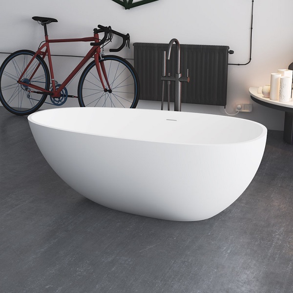 Bồn tắm đá nhân tạo marble nghệ thuật AL-BS8635 (Đặt hàng 7-25 ngày) - Image 4