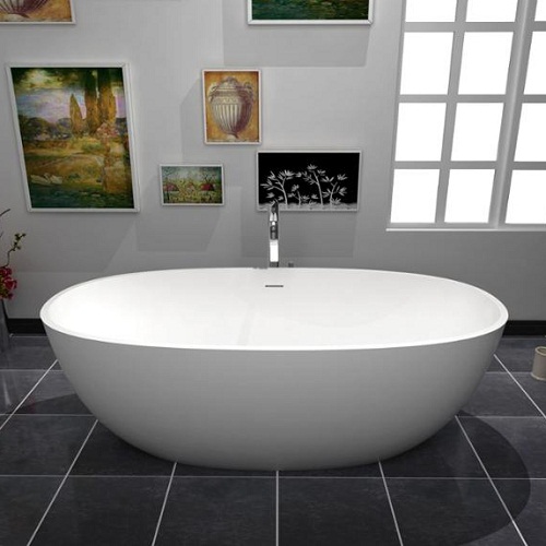 Bồn tắm đá nhân tạo marble nghệ thuật AL-BS8636-1 (Đặt hàng 7-25 ngày)