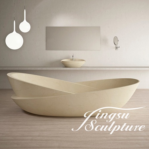 Bồn tắm đá nhân tạo marble nghệ thuật AL-BS8636-1 (Đặt hàng 7-25 ngày) - Image 6