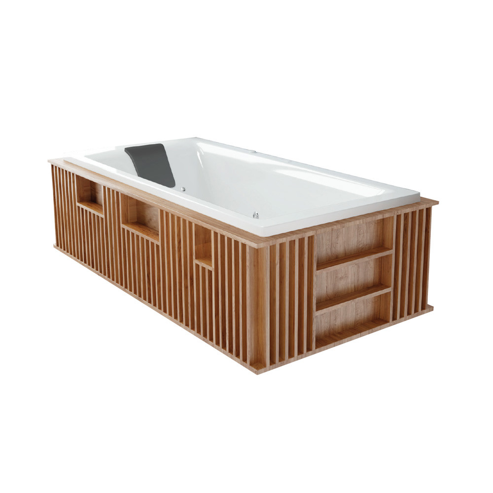 Bồn tắm đặt âm Artize Quadro ABT-WHT-ARTIZE190 (1900x900x500mm) - Image 6