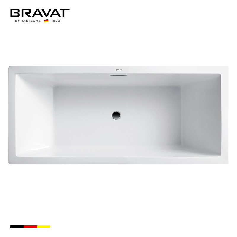 Bồn tắm đặt sàn Bravat B25733TW-5 (1700x755x730 mm) - Image 6