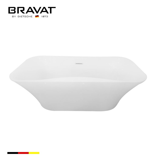 Bồn tắm đặt sàn Bravat B25789W-1-ENG (1700x800x589mm) - Image 4
