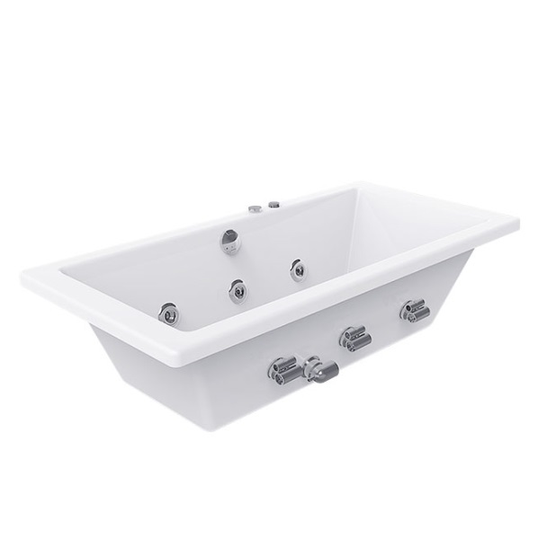 Bồn tắm đặt sàn Bravat B25789W-1-ENG (1700x800x589mm) - Image 5