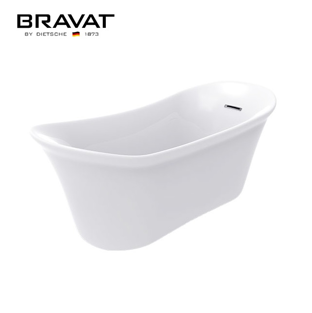 Bồn tắm đặt sàn Bravat B25789W-1-ENG (1700x800x589mm) - Image 6