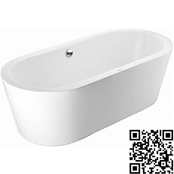 Bồn tắm đặt sàn Cotto BT267PP(WH) (1800x880x730mm) - Image 5