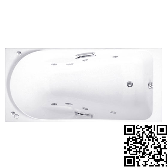 Bồn tắm đặt sàn Cotto BT267PP(WH) (1800x880x730mm) - Image 6